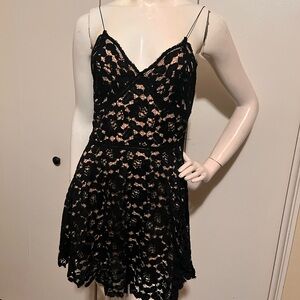 Zara Black Lace Dress